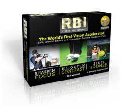 R.B.I. Vision Performance is a nutritional supplement that provides exceptional visual benefits for maximum athletic performance.